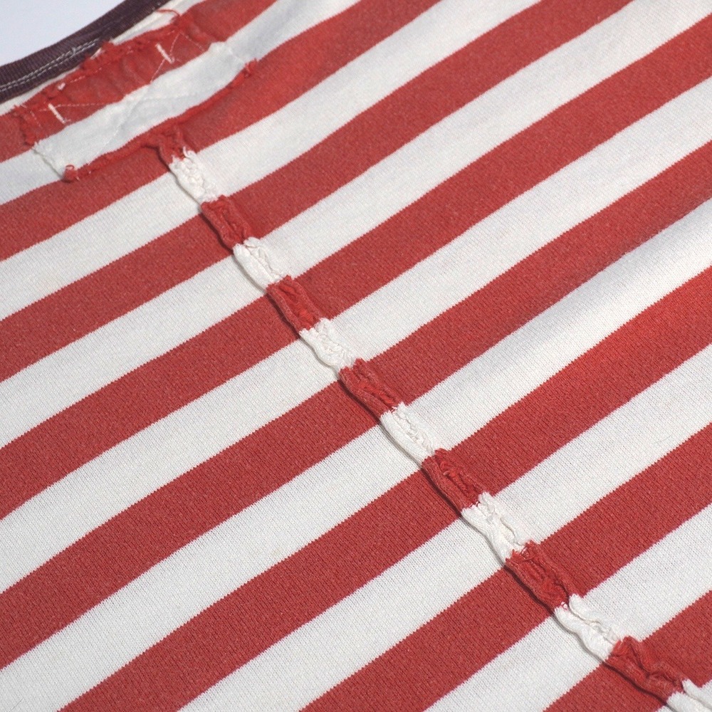 Free People We The Free Sawyer Striped Thermal Tee Plus Size 1X XL Boho Grunge - Picture 6 of 8